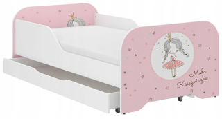 Drevená posteľ Toys MIKI 74 x 144 cm viacfarebná